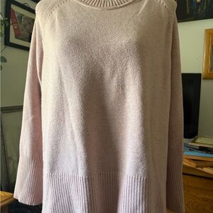 Magaschoni Soft Pink Cowl Neck Sweater